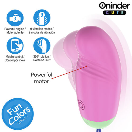 Huevo vibro - Rotador 360